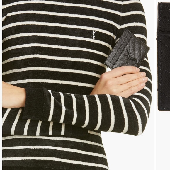 YSL Saint Laurent Monogram Card Case - Picture 2 of 8